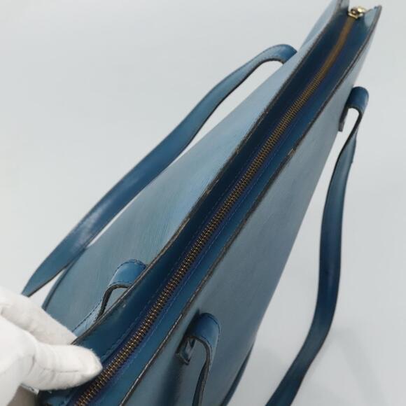 LOUIS VUITTON Epi Saint Jacques Shopping Shoulder Bag Blue M52275 - Picture 6 of 12